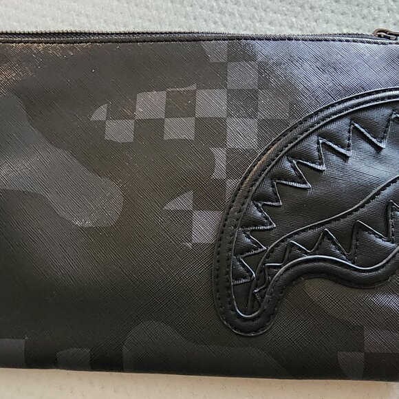 Sprayground Pochette 3AM NEVER SLEEP POUCHETTE Black - Picture 3 of 12